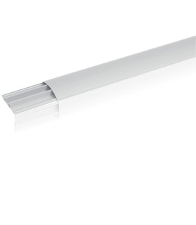 Passage de plancher PVC 3 compartiments 75x18mm