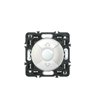 Poussoir Céliane volets roulants et stores  6A enjoliveur Blanc