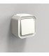 Interrupteur ou va-et-vient 10AX 250V Plexo complet saillie blanc / Legrand