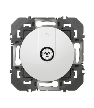 Prise TV étoile blindée dooxie finition blanc