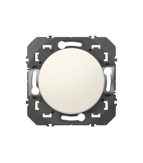 Poussoir simple Dooxie 6A 250V~ finition blanc