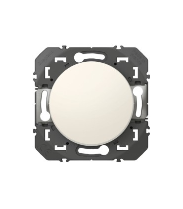 Poussoir simple Dooxie 6A 250V~ finition blanc