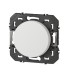 Poussoir simple Dooxie 6A 250V~ finition blanc