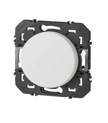 Poussoir simple Dooxie 6A 250V~ finition blanc