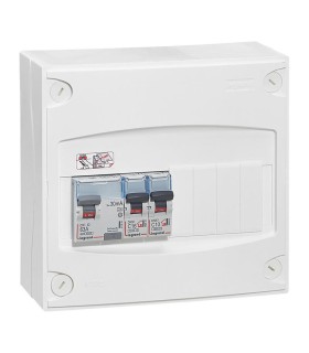 Tableau électrique équipé spécial pour extension chambre