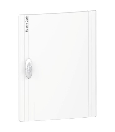 Porte Opaque Pragma  2 Rangées de 13 Modules blanche