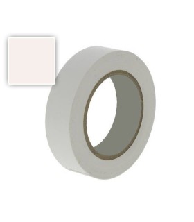 10 Rubans adhésifs PVC Isolants Blanc 15mm x 10 mètres