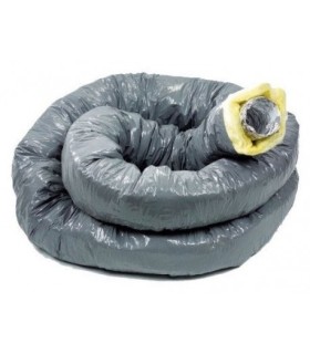 Gaine isolée Aluminium ø160 Calorifugé 6 mètres