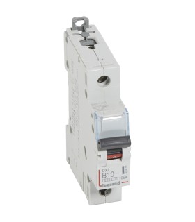 Disjoncteur 1P 10A-10kA DX³ 6000 -vis/vis- -230/400V~ Courbe B - 1 module