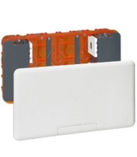 Boitier d'encastrement multimédia pour TV 285 x 142 avec couvercle