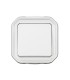 Interrupteur ou va-et-vient 10AX 250V Plexo complet saillie blanc / Legrand