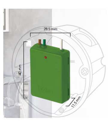 Émetteurs radio encastrable 2 canaux POWER