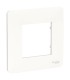 Unica Studio plaque de finition - Blanc  1 poste