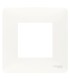 Unica Studio plaque de finition - Blanc  1 poste