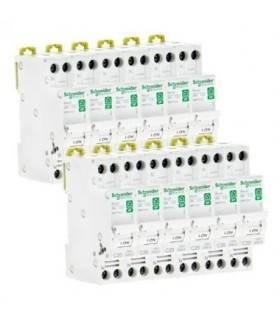 12 disjoncteurs 20A -1P+N - Courbe C - 3kA peignables