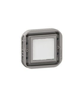 Voyant de balisage et signalisation Plexo composable gris/blanc / Legrand