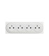 Enjoliveur Surface Céliane 4 prises 2P+T BLANC