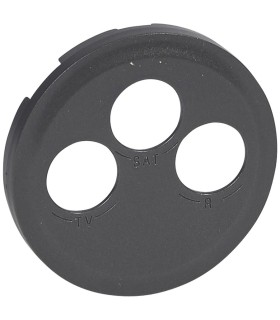 Enjoliveur Céliane prise TV-R-SAT GRAPHITE