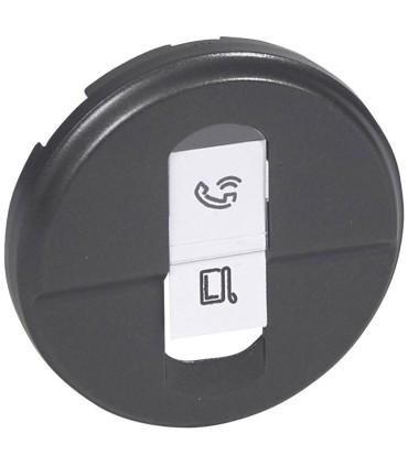 Enjoliveur Céliane pour prise RJ45 - Graphite