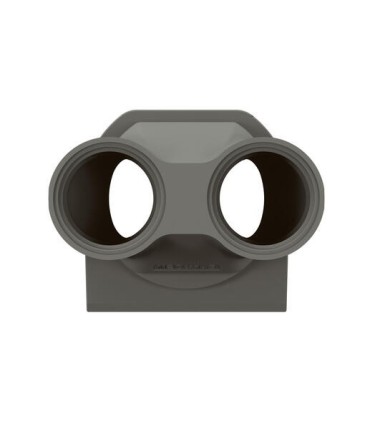Embout presse-étoupe Plexo 2 entrées ISO20 anthracite / Legrand