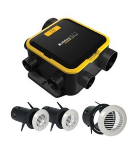 Kit VMC EasyHome Compact Auto + 3 Grilles BIP