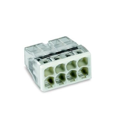 50 Mini Bornes de raccordement  WAGO 8 pôles (50pcs)