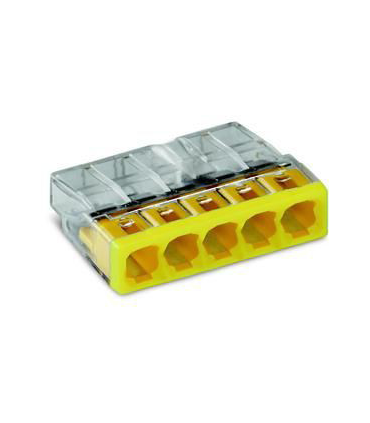 100 Mini Bornes de raccordement WAGO 5 pôles (100pcs)