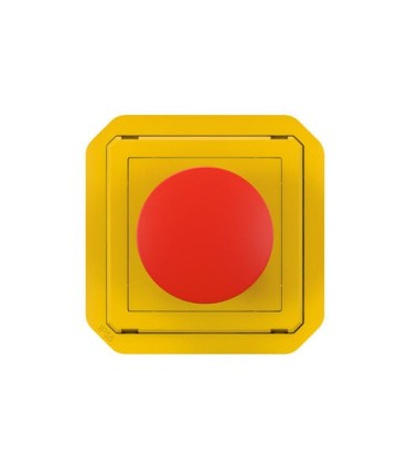 Coup de poing d'urgence Plexo composable jaune / Legrand