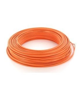 Fil HO7 V-U 2,5 mm² Orange Rigide couronne de 100 mètres