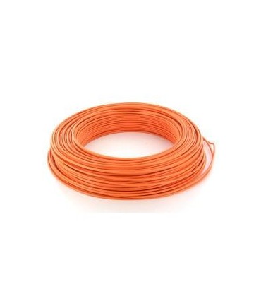 Fil HO7 V-U 2,5 mm² Orange Rigide couronne de 100 mètres