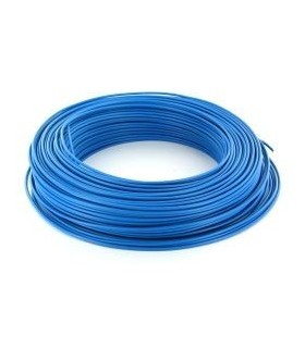 Fil HO7 V-U 2,5 mm² Bleu Rigide couronne de 100 mètres