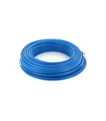 Fil HO7 V-U 1,5 mm² Bleu Rigide couronne de 100 mètres