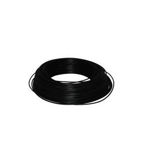 Fil HO7 V-U 1,5 mm² Noir Rigide couronne de 100 mètres