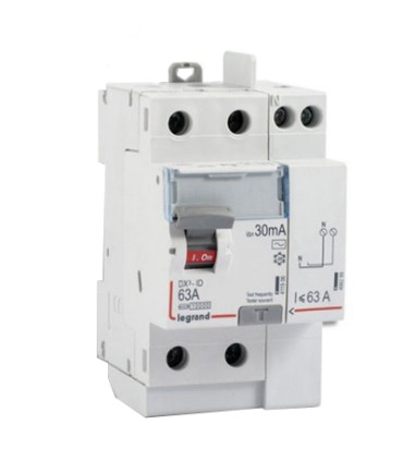 Interrupteur différentiel automatique 63A DX³-ID type A Sans Vis 2P 30mA