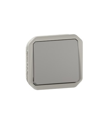 Interrupteur ou va-et-vient 10AX 250V Plexo composable gris / Legrand