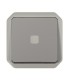 Interrupteur temporisé lumineux Plexo composable gris / Legrand