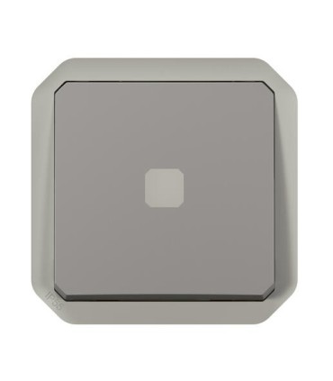 Interrupteur temporisé lumineux Plexo composable gris / Legrand