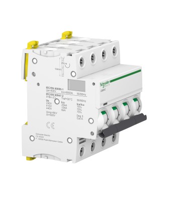 Disjoncteur IC60N 4P 6A Courbe C ACTI 9