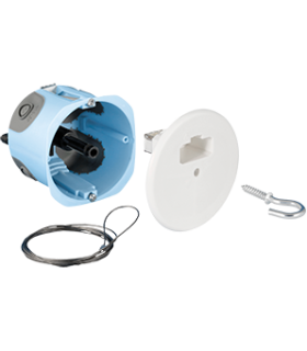 Boite centre  Air'Métic ø 67 avec filin 2m et Arrimage intégré