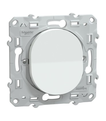 Ovalis interrupteur va et vient 10AX - Blanc