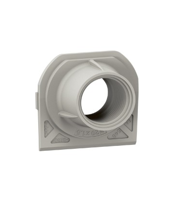 Embout presse-étoupe Plexo 1 entrée ISO20 gris / Legrand