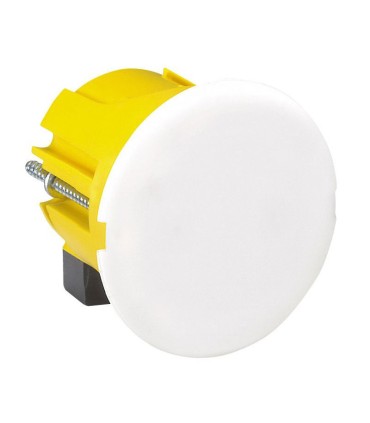 Boîte luminaire Batibox cloisons sèches avec couvercle de finition pour applique