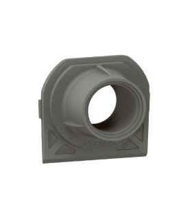 Embout presse-étoupe Plexo 1 entrée ISO20 anthracite / Legrand
