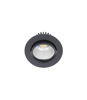 Spot encastré extérieur LED orientable 9w 860lm 4000k 38° dimable anthracite