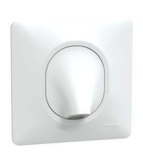 Ovalis sortie de câble 16A  Ø6 à 12mm  Blanc griffes montées