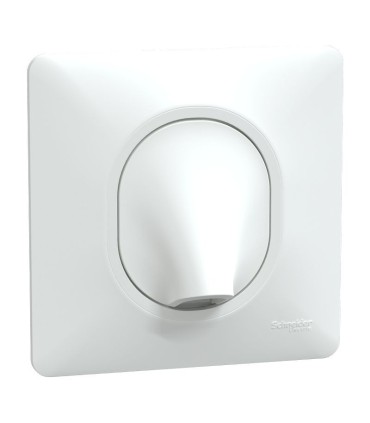 Ovalis sortie de câble 16A  Ø6 à 12mm  Blanc griffes montées