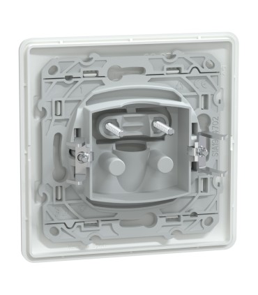 Ovalis sortie de câble 16A  Ø6 à 12mm  Blanc griffes montées