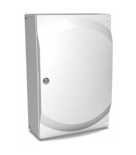 Porte pleine coffret Gale'O13 2 rangées blanche opaque