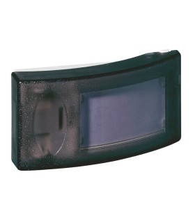 Bouton sonnette poussoir Salsa - porte-étiquette - IP 30 - IK 06