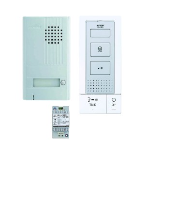 KIT portier audio 2 fils mains-libres